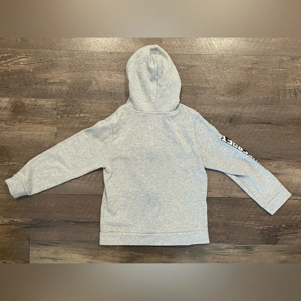 Jinx Youth Gray Minecraft Hooded Zip-up Jacket Size L EUC